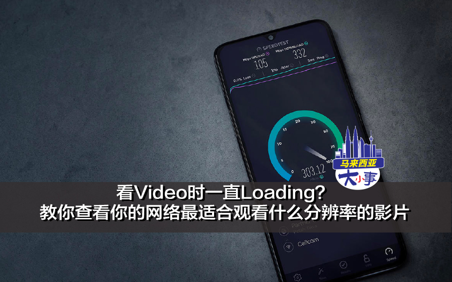 看Video时一直Loading？教你查看你的网络最适合观看什么分辨率的影片