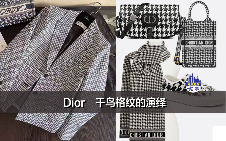 Dior 千鸟格纹的演绎 ( 附马币价格）