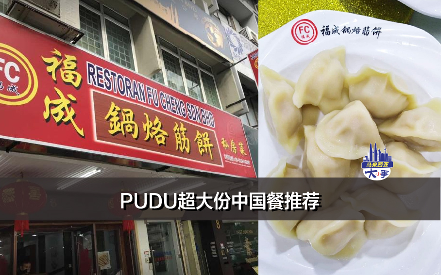 PUDU超大份中国餐推荐