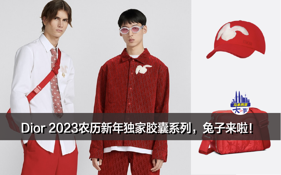 Dior 2023农历新年独家胶囊系列，兔子来啦！